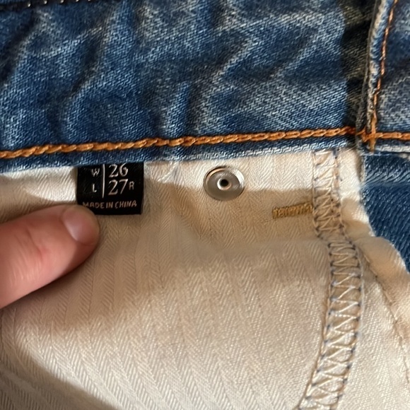 Abercrombie & Fitch Signature  Distressed Jeans Size 26/27 - Picture 5 of 5